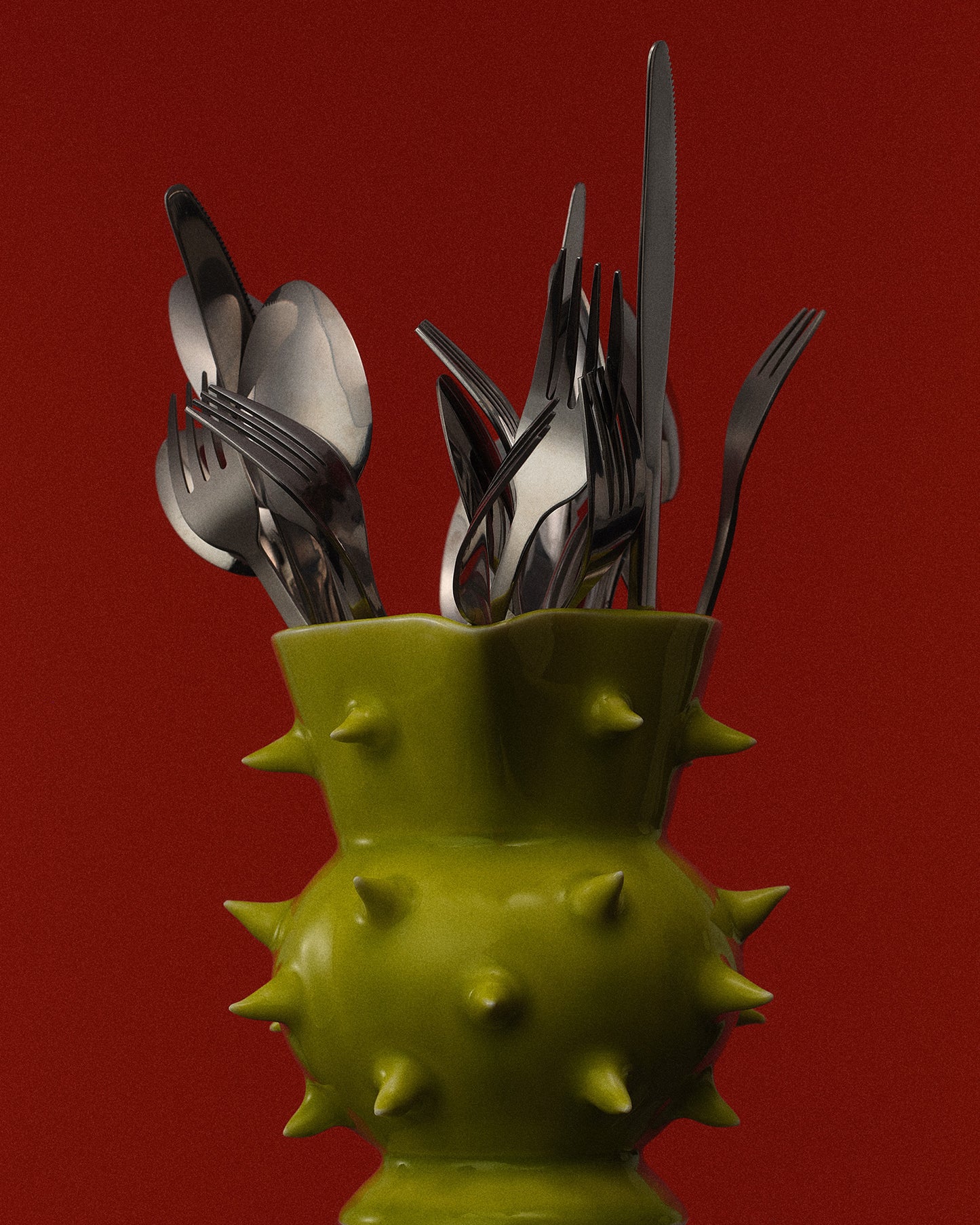 Elegant green glazed pitcher, perfect for modern living spaces and great for both serving beverages or displaying flowers as part of your home decor