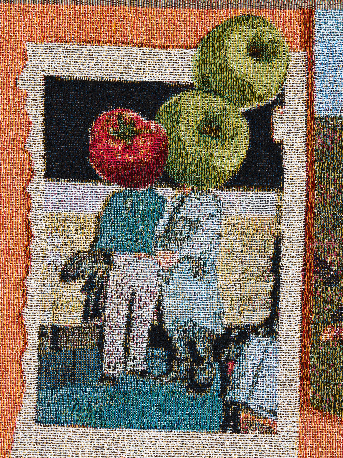 Fruity Collage Woven Throw